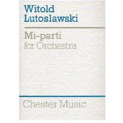 Mi-parti für Orchester Partitur, Fachbücher von Witold Lutosławski