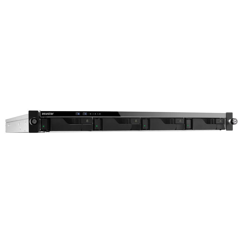 ASUSTOR AS6504RD+Rail NAS System 4-Bay Atom C3538 2x Netzteil 90-AS6504RD2-ME30