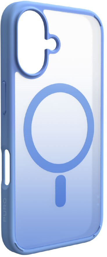 PURO iPhone 17 GRADIENT Case - MagSafe Kompatibel - Gennemsigtig / Blå