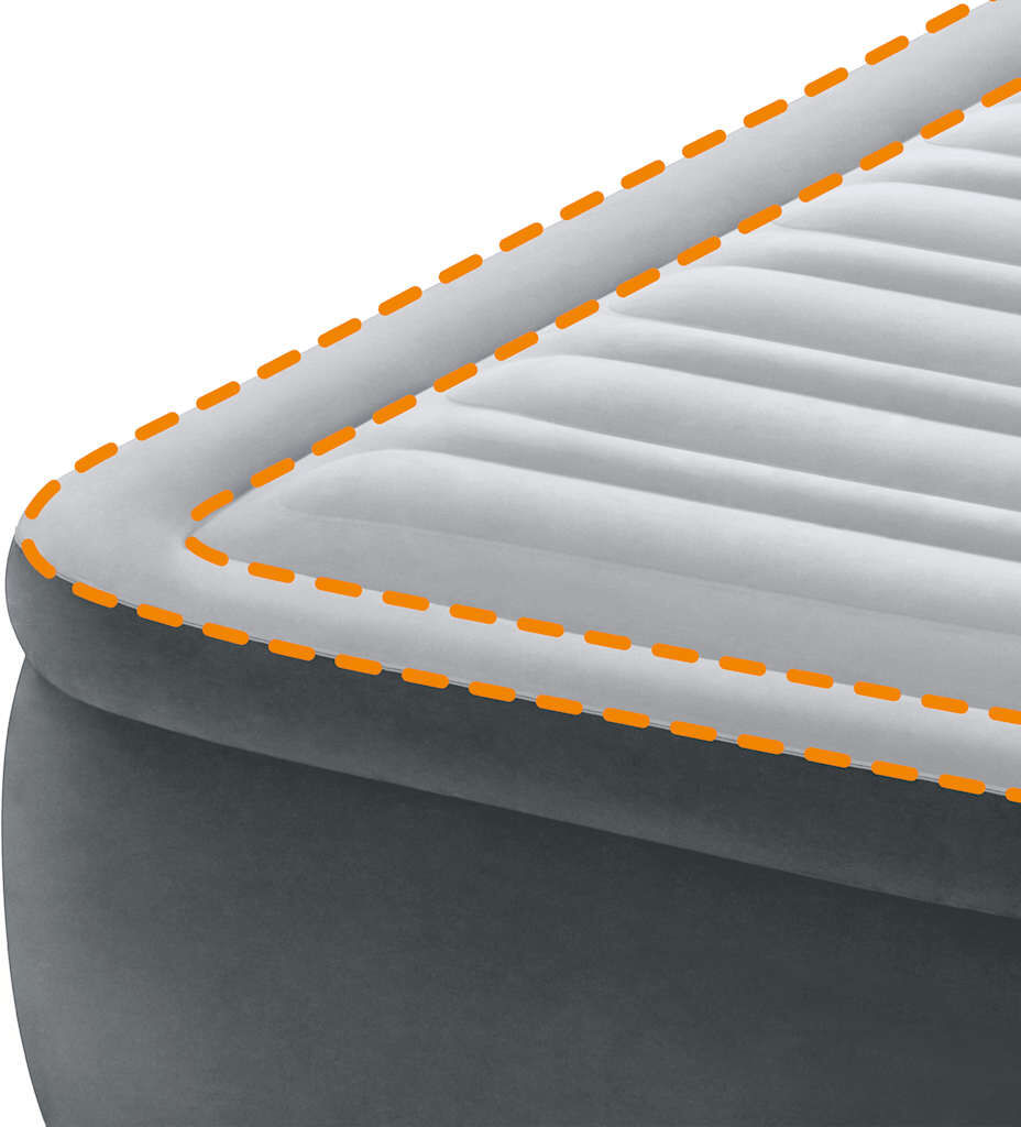 INTEX Lit gonflable Dura-Beam Deluxe Ultra Plush Headboard Queen 86 cm