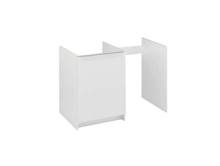 Moderna Meuble Bas kitchenette CLASSIK 100cm 1 Porte avec Niche pour réfrigérateur ABCE100D05