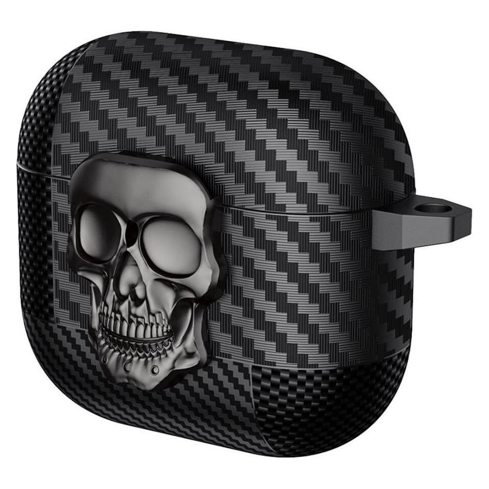 Cover-Discount AirPods 4 - Skull Schutzhülle mit Karabiner (Kopfhörer Hülle) (71283599)