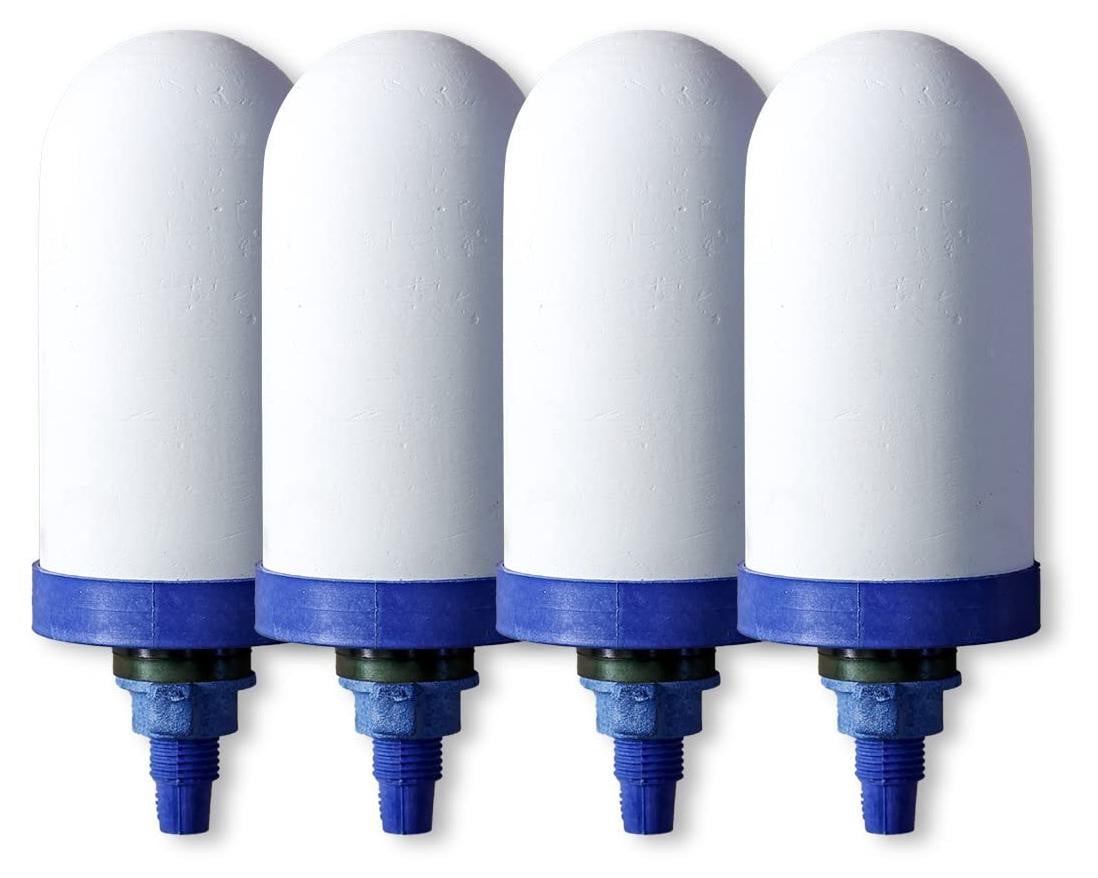 Dripio Keramische waterfilterpatronen, 4 stuks, vervanging voor zwaartekrachtsystemen