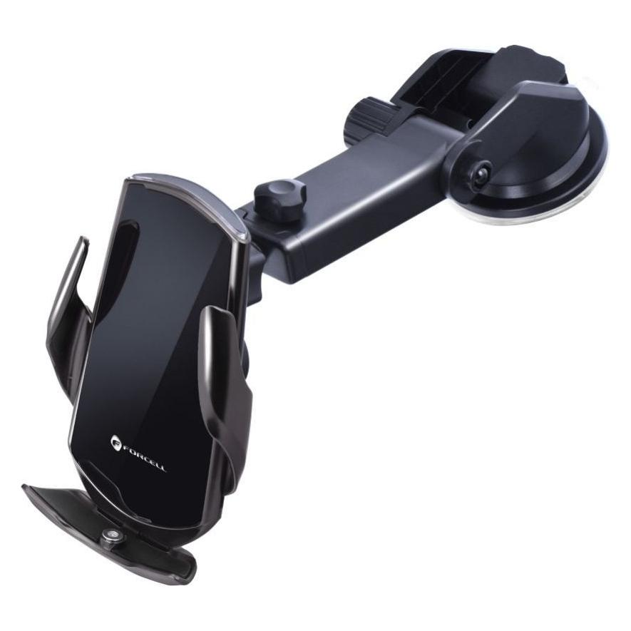 Forcell HS1 Autohalterung - Kabelloses Laden - Automatischer Sensor - Magnetadapter - 15 W - Schwarz (46326701)