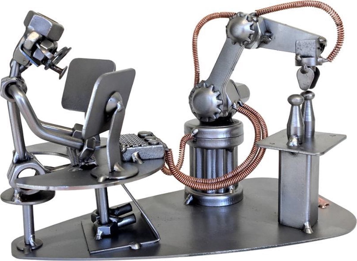 Hinz & Kunst smeedwerkfiguur Ingenieur Automatisering voor volwassenen