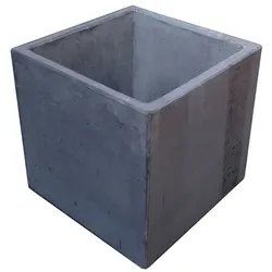 Bodenaschenbecher The DropPit Betonsockel grau für die erhöhte Platzierung der DropPit Aschenbecherfliese