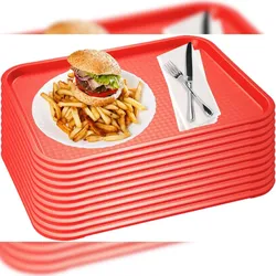 APS 10er Set APS Fast Food-Tablett/Serviertablett 53 x 32,5 cm, H: 2 cm