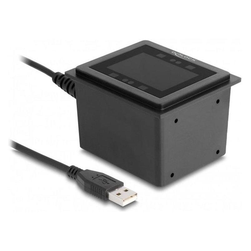 Delock USB Barcodescanner 1D und 2D kabelgebunden für den stationären Einbau (1D-Barcodes, 2D-Barcodes, QR-Code) (90600)