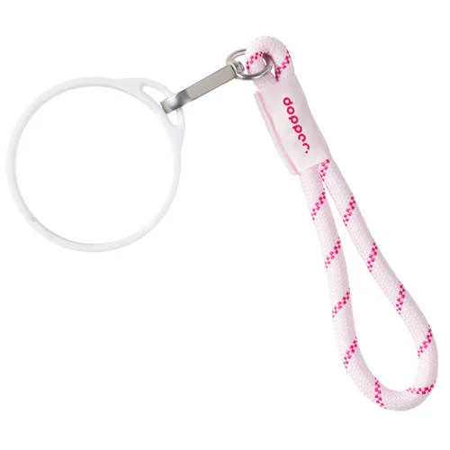 Dopper Wrist Cord White Mug Ring Cherry Pink