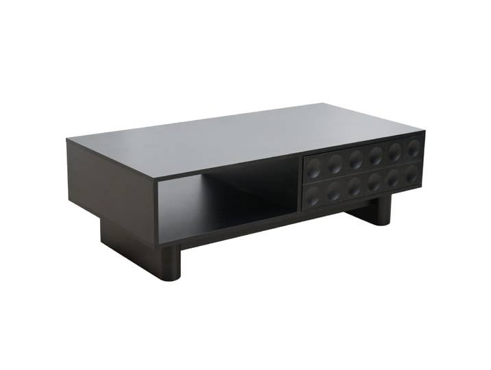 Table basse rectangulaire l120 cm noir