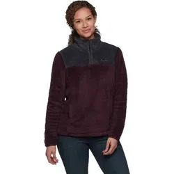 BLACK DIAMOND Damen Pullover W ROADIE QTR ZIP FLEECE, Größe XL in Rot Rot