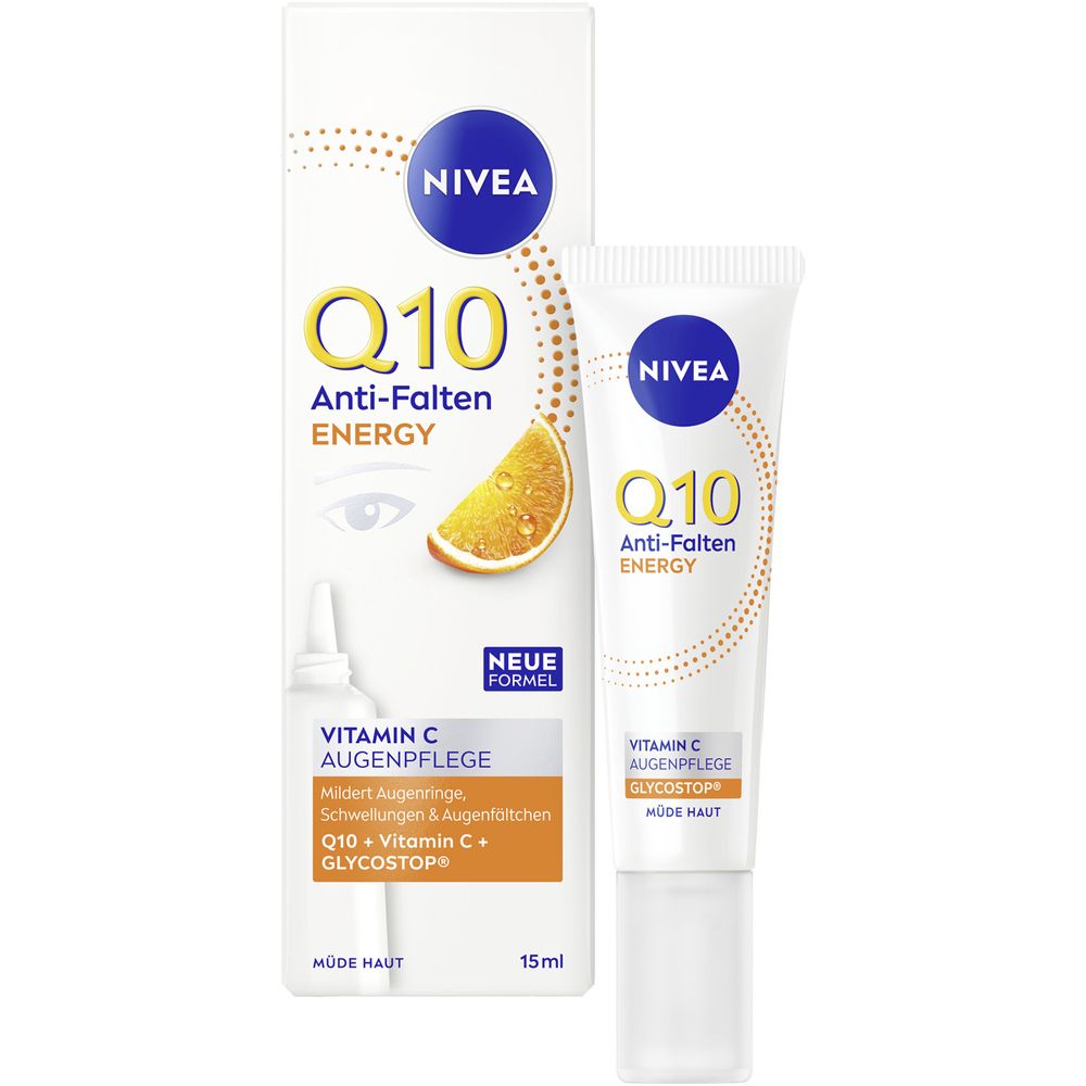 Nivea Q10 Anti-Falten Energy Vitamin C Augenpflege 15 ml Augenbad