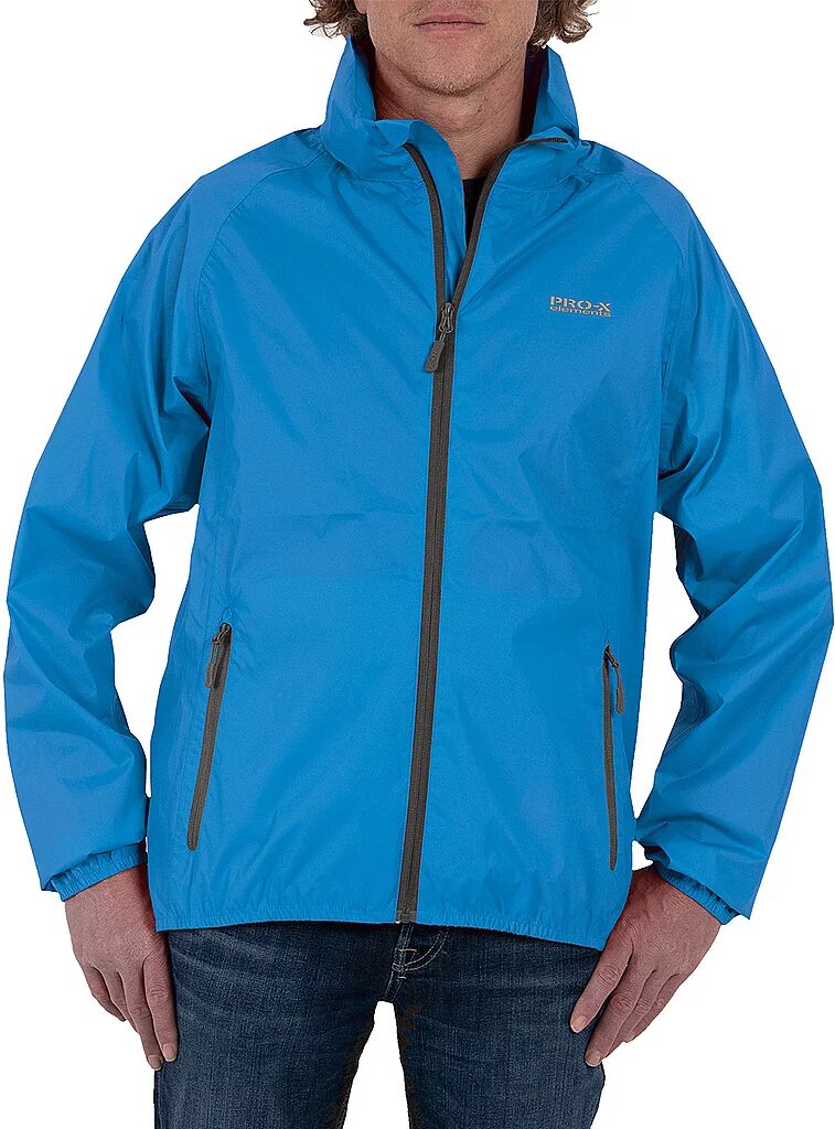 PRO-X ELEMENTS Herren Regenjacke Packable blau   XS M