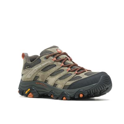 Wanderschuh MERRELL "MOAB 3 GORE-TEX", Herren, Gr. 44, Synthetik, braun (olive), Leder, Schuhe Wanderschuh, wasserdicht dank Gore-Tex Membrane