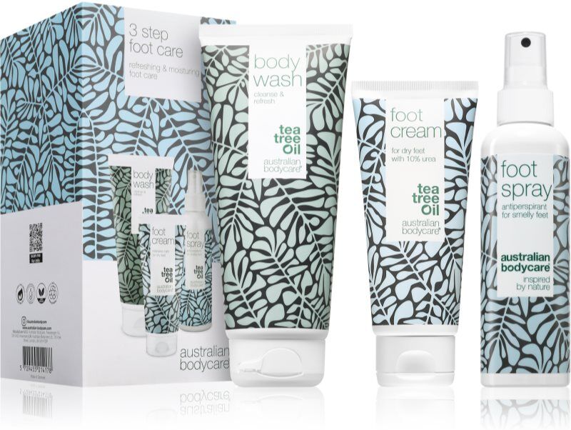 Australian Bodycare 3 Steps Foot Care gift set for legs