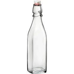 Bormioli Rocco Glasflasche mit Bügelverschluss, 0,5 Liter