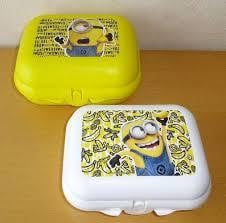 Tupperware Twin-Set van 2 stuks Minions Motief Geel en Wit