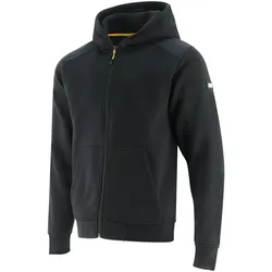 CAT Zip Hoodie Essential Kapuzenjacke schwarz Herren bequem robust Gr. M