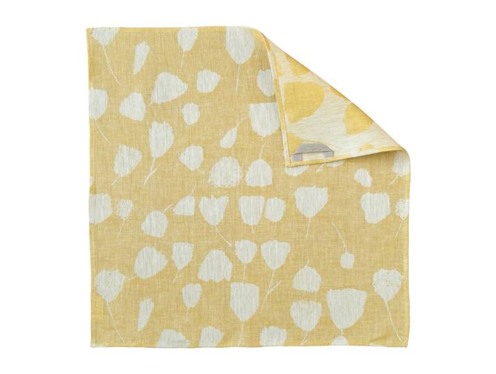 Fine Little Day Torchon Bouquet 58x58 cm Jaune-blanc