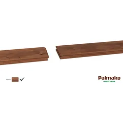 Palmako Fußboden Valentine 9,0 m2 Braun kesseldruckimprägniert