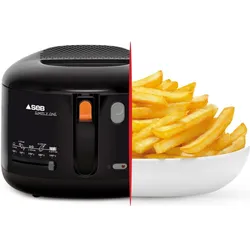 Tefal Simply One, Fritteuse, Schwarz