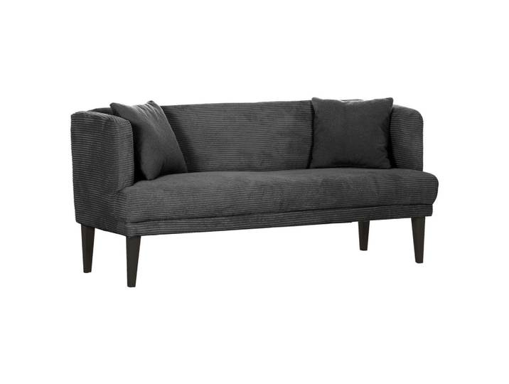 Landscape Sitzbank, Anthrazit, Grau, Holz, massiv, 2-Sitzer, 170x83x70 cm, Stoffauswahl, Esszimmer, Bänke, Sitzbänke