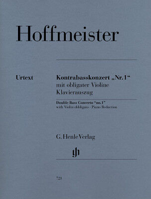 Henle Verlag Hoffmeister Kontrabasskonzert