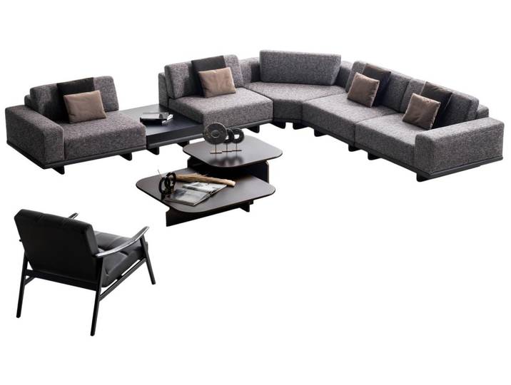 JVmoebel Ecksofa Stilvolles Ecksofa mit edlem Polster und modernem Design