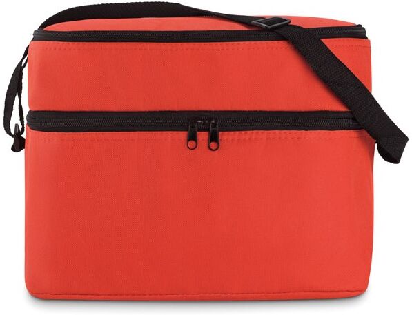 Sac isotherme personnalisé 2 compartiments CASEY rouge
