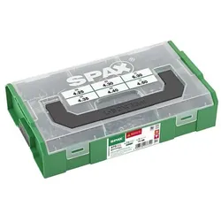 SPAX Mehrzweckschrauben-Sortiment »L-BOXX Elektriker klein« 553 Teile silber