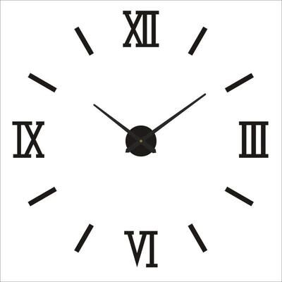 Uplift Picks 3D DIY Wall Clock Luminous Frameless Modern Wall Clock Decor For Living Room 27 2d 16 Inch (40cm)