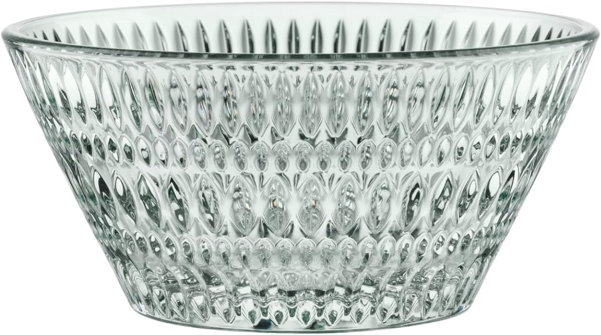 Nachtmann Ethno Kristalglazen Snackschaal - Ronde Schaal - 16 cm - Geslepen Design