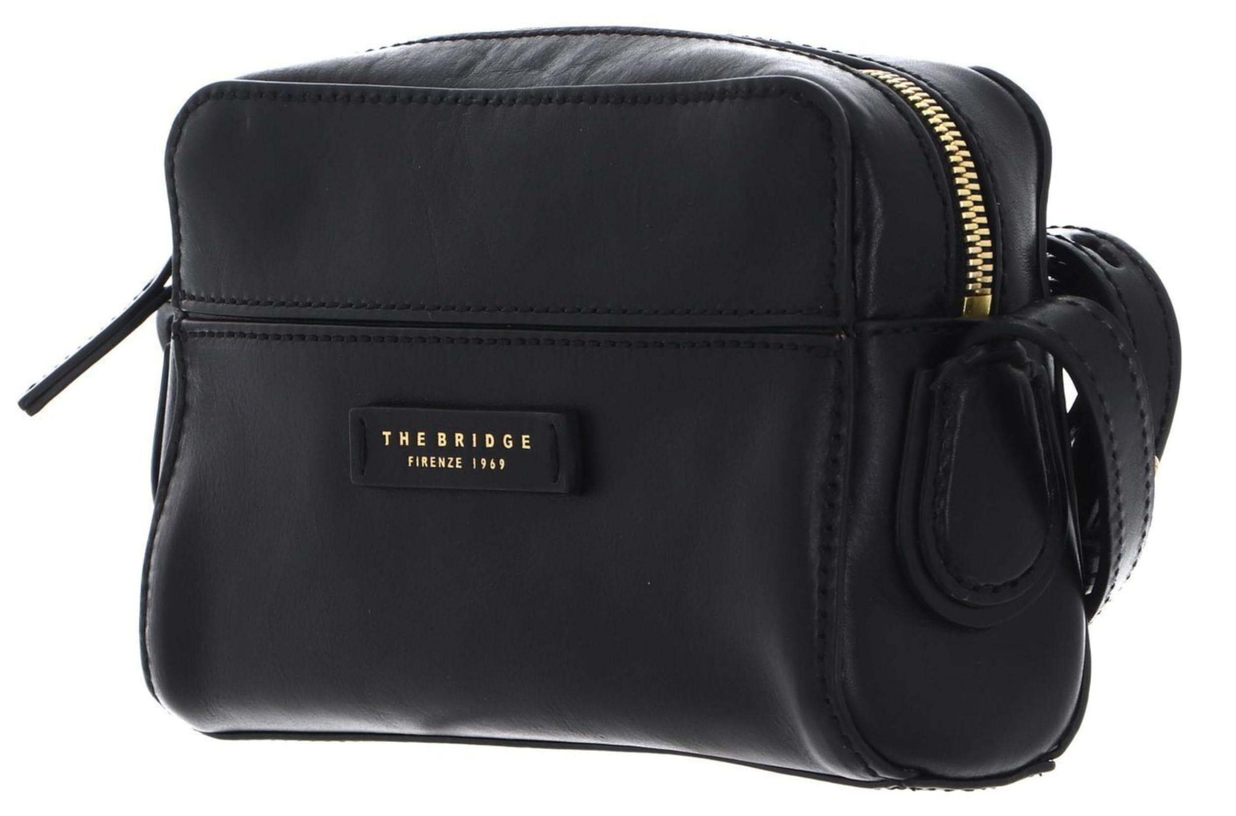 The Bridge Umhängetasche 44670501 Kamera Bag Damen Leder, Schwarz , Einheitsgröß