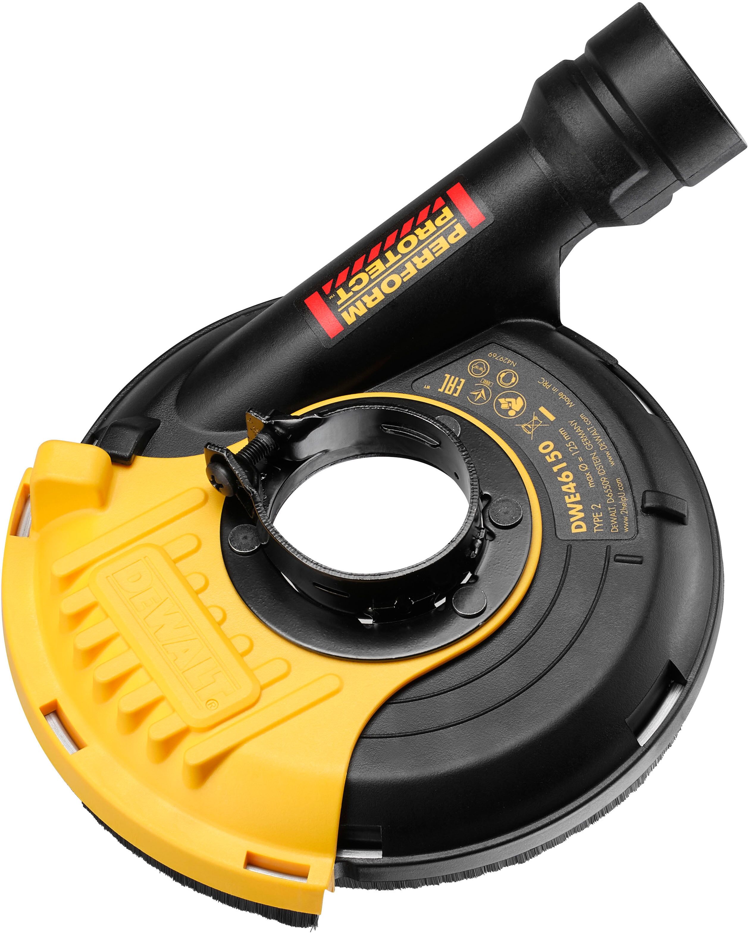 DeWalt Dammskydd för betongslipning, 115-125 mm, DWE46150-XJ