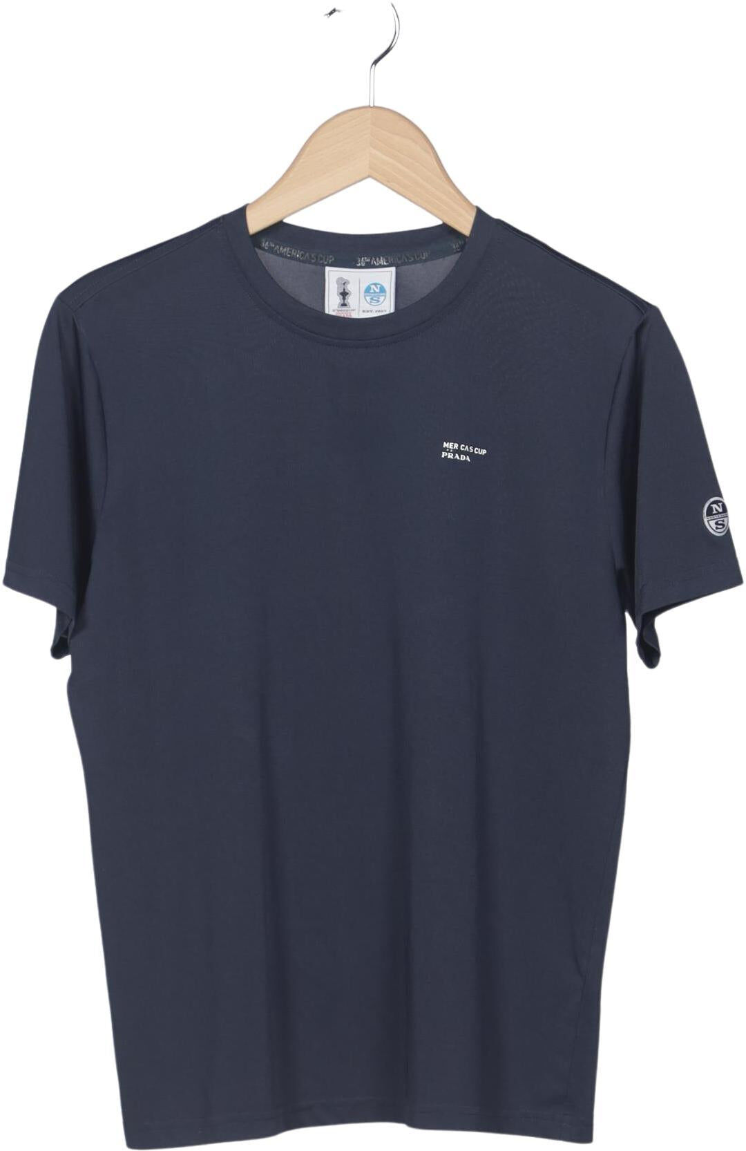 north sails Herren T-Shirt, Marineblau, Gr. XS, Synthetik - Second Hand