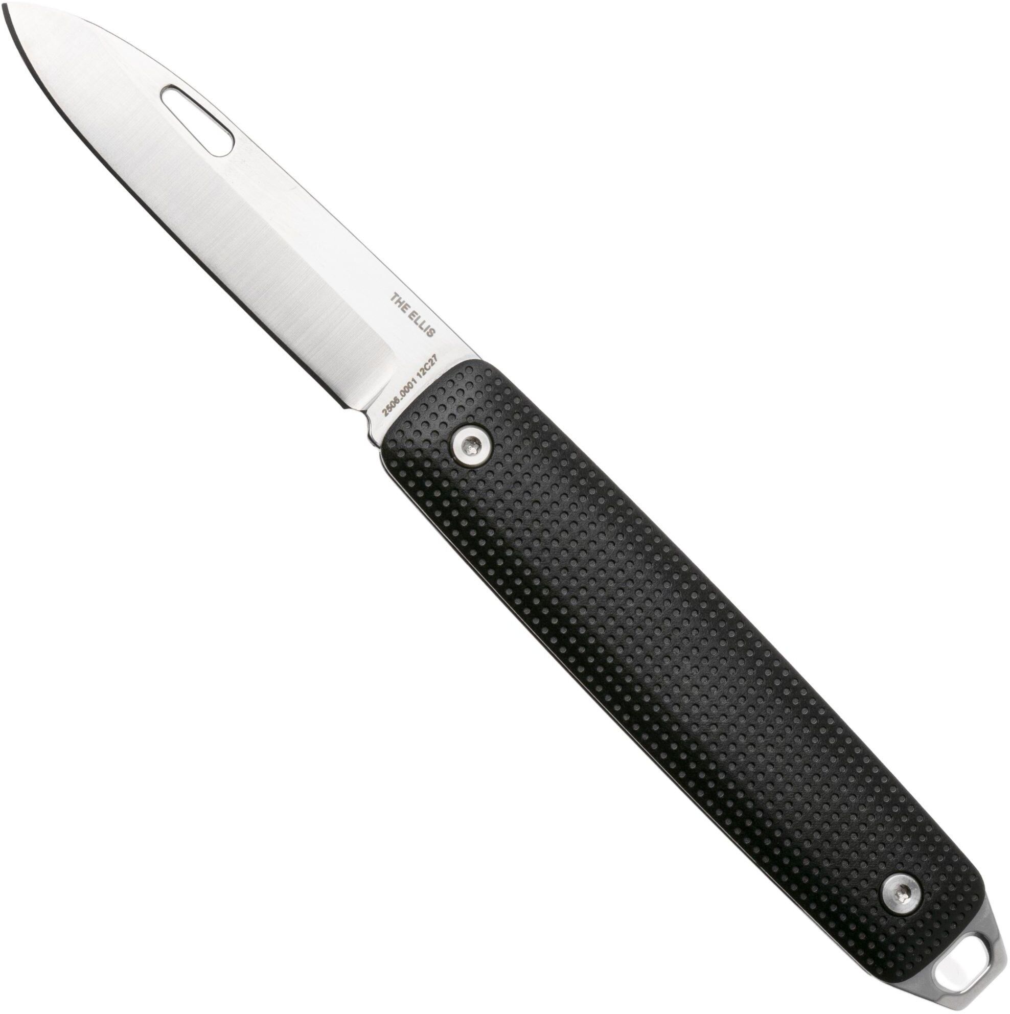 The James Brand The Ellis KN131264-00 Black Aluminum, coltello tascabile