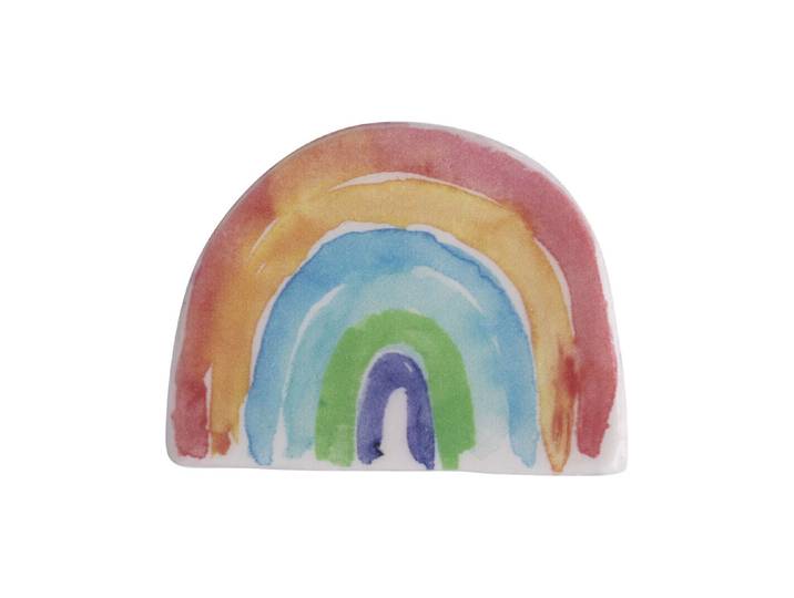 Wachsmotiv Regenbogen, 5x3,8cm, SB-Btl. 1Stück
