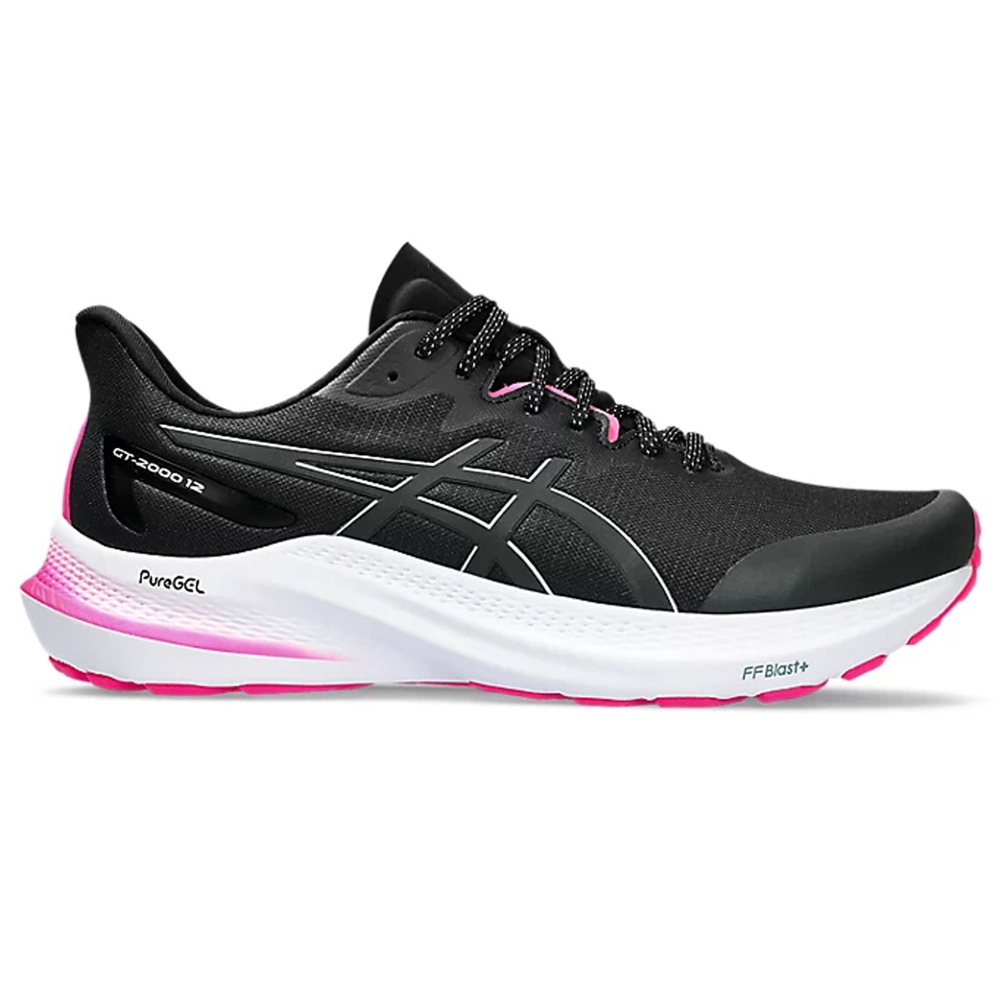Asics GT-2000 12 Lite-Show Herren Schwarz Lauf Schuhe
