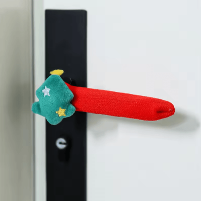 Inspire Picks Santa Glove Christmas Door Handle Covers Festive Door Handle Decorations (14 PCS Set) christmas Tree 1pc