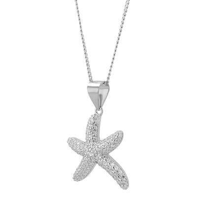 Kettenanhänger ADELIA´S "Anhänger – Stern Anhänger aus 925 Silber mit Zirkonia", silber, Schmuckanhänger, Damen, Silber 925 (Sterlingsilber), Kettenanhänger, Zum Verschenken – passend für viele Anlässe