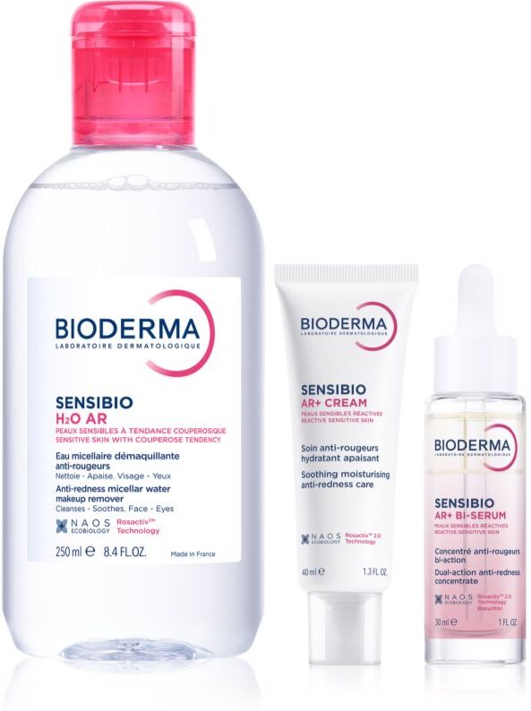 Bioderma Sensibio AR+ set for sensitive, redness-prone skin