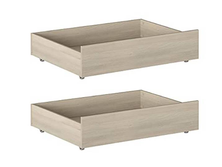 Iconico Home MIK, Unterbettkommode, Holzverbund, Eiche, 100,5 x 68 x 21 cm, 2 Stück