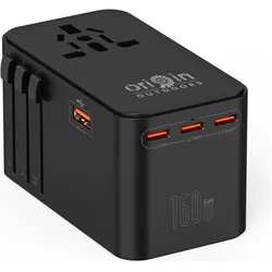 Relags, Reiseadapter, GaN-160W Steckeradapter