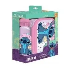 Diakakis Lunchbox-Flasche + Lilo&Stitch-Box, Lunchbox