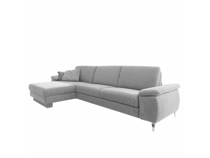 Akad'or Colombia Sofa - links , Textilgewebe Q2 uni silver , Kom