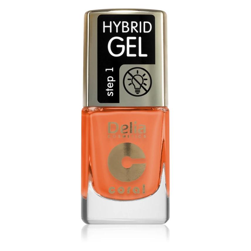 Delia Cosmetics Coral Nail Enamel Hybrid Gel (Coral) (54948800)