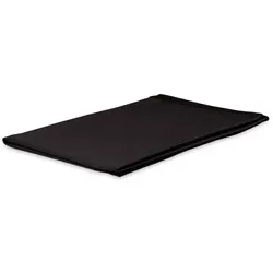 Glastuch Top Silk 50x70 cm schwarz seidenartiges absorbierendes Mikrofasertuch