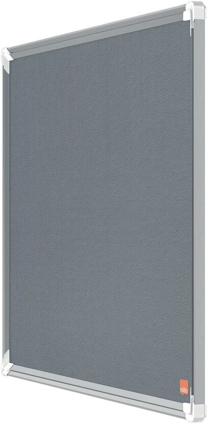 Nobo Premium Plus Felt Notice Board 600x450mm - Grey