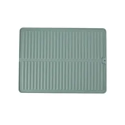 KHG Abtropfmatte   ¦ grün ¦ Silikon ¦ Maße (cm): B: 32 H: 0,8
