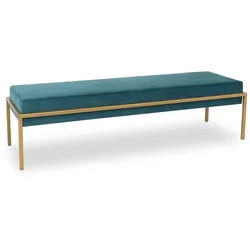 Sitzbank Oak-Line Topa (BHT 144x38x44 cm) - blau - BHT 144x38x44 cm